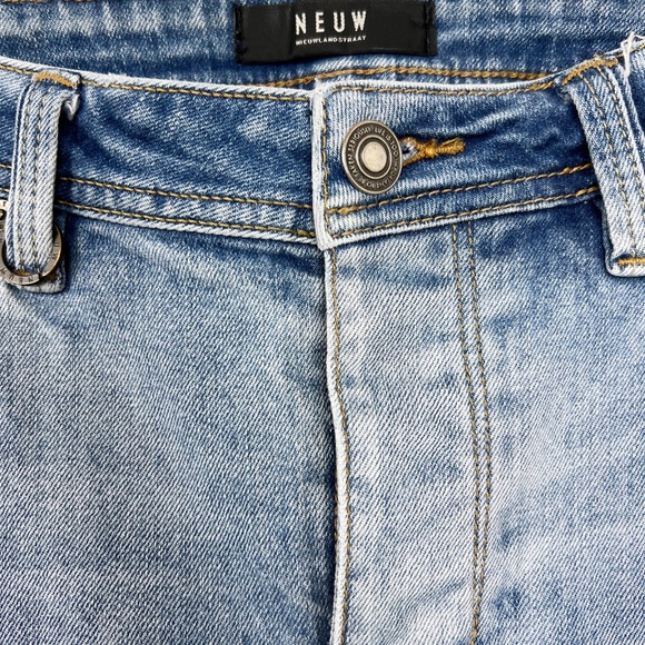 ❤️SOLD❤️ NEUW Iggy Skinny Light Wash Mens Denim Jeans 32 - Picture 3 of 9